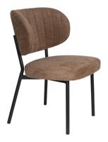 ZILT Eetkamerstoel 'Ondrea' kleur Oranje/Grijs - thumbnail