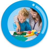 SES Creative My First Vingerverf Handafdruk Dieren - thumbnail