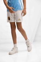 België Broek Uit Junior 2024-2026 - Maat 140 - Kleur: Wit | Soccerfanshop - thumbnail