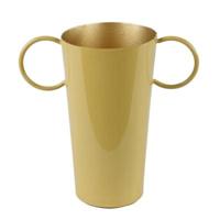 Countryfield vaas fido l geel 20 cm | 4 stuks - thumbnail