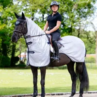 LeMieux Fly Rider Rug grijs maat:l - thumbnail