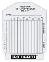 Facom zakje met 100 meetkaarten - 911B.FC - thumbnail
