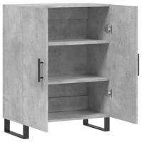 Dressoir 69,5x34x90 cm bewerkt hout betongrijs - thumbnail