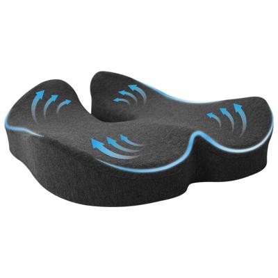 VidaXL Hoofdkussen met kussen donkergrijs 50 x 43 x 10 cm katoen