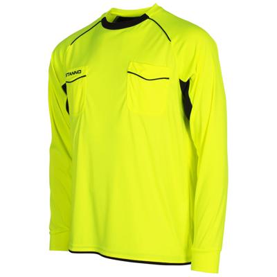Stanno 429003 Bergamo Referee Shirt l.m. - Neon Yellow-Black - XXL Stanno 429003 Bergamo Referee Shirt l.m. - Neon Yellow-Black - XXL