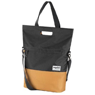 UrbanProof shoppertas rpet 20l grijs/geel UrbanProof shoppertas rpet 20l grijs/geel