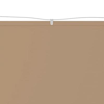 Luifel verticaal 140x420 cm oxford stof taupe