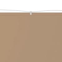Luifel verticaal 140x420 cm oxford stof taupe - thumbnail