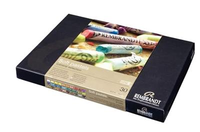 Rembrandt softpastels, doos met 30 pastels