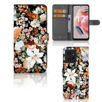 Hoesje voor Xiaomi Redmi Note 12 4G Dark Flowers - thumbnail