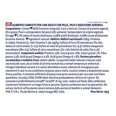 Purina DOG CHOW Sensitive Adult 14 kg Volwassen Zalm