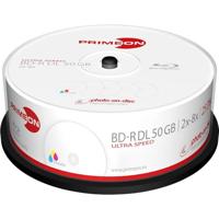 Primeon 2761319 Blu-ray BD-R DL disc 50 GB 25 stuk(s) Spindel Bedrukbaar - thumbnail