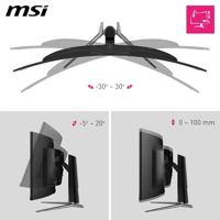 MSI MPG 491CQPXDE QD-OLED, Gaming Monitor - (124,5 cm (49 inch), DQHD, Curved, USB-hub, USB-C, 240Hz Paneel) [Energieklasse G] (9S6-3FA84T-020) - thumbnail