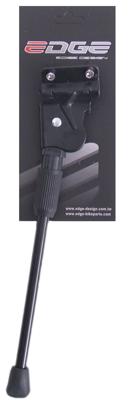 Zijstandaard 28" Edge 40 mm 2 bouts aluminium - zwart