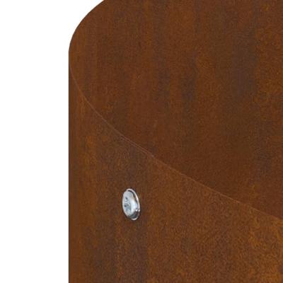 VidaXL Plantenring bruin 40 x 40 x 20 cm cortenstaal VidaXL Plantenring bruin 40 x 40 x 20 cm cortenstaal