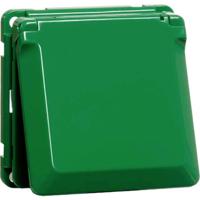 PEHA by Honeywell 632311 Wandcontactdoos Compleet 1-voudig Groen 1 stuk(s) - thumbnail