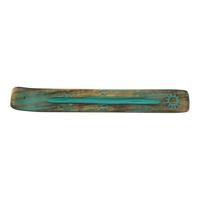 Wierook Plankje Diamanten Turquoise - 23 cm - thumbnail