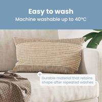 VidaXL Hoofdkussen met kussen 2 pcs wit 40 x 80 cm katoen - thumbnail