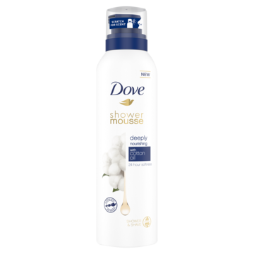 Dove Shower mousse cotton oil 200 Milliliter
