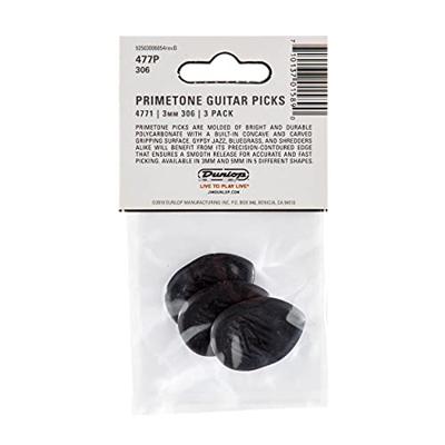 Dunlop 477P306 Primetone Classic Medium Tip 3-Pack plectrumset (3 stuks)