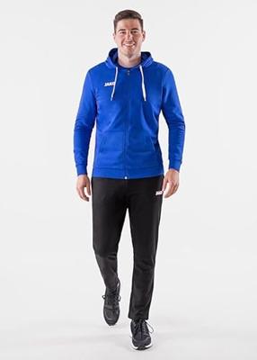 JAKO 6865D Jas Met Kap Base Dames - Royal - 36 JAKO 6865D Jas Met Kap Base Dames - Royal - 36