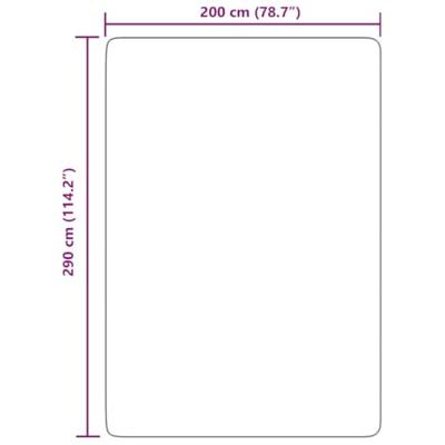 Hoogpolig vloerkleed NAVARRA 200x290 cm polyester zwart Hoogpolig vloerkleed NAVARRA 200x290 cm polyester zwart