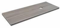 Wastafelblad 1200X460X36 Houtnerf Grijs Aqua Splash - thumbnail