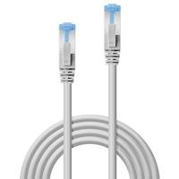 LINDY 47136 RJ45 Netwerkkabel, patchkabel CAT 6A S/FTP 5.00 m Grijs 1 stuk(s) - thumbnail