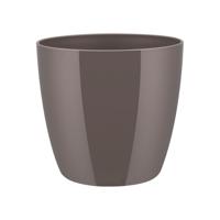 Elho brussels diamond bloempot rond 30 cm oyster pearl - thumbnail