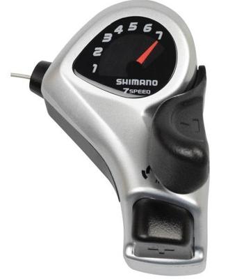 SHIMANO Versteller rechts 7 speed st-tx50 - zwart/zilver SHIMANO Versteller rechts 7 speed st-tx50 - zwart/zilver