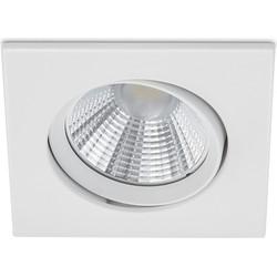 Trio Led inbouwspotPamir Square 5,5w - 3000K - 8,5cm wit - 650410131