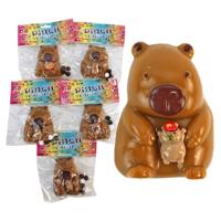 Jono Toys Pinch family - squishy capybara - thumbnail