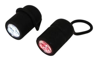 Dresco Verlichtingset led 6,5 x 6 x 3,5 cm 2-delig zwart