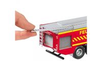 Siku Mercedes Zetros 2733 Duitse brandweerwagen rood (2109) - thumbnail