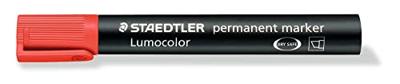 Viltstift staedtler lumocolor 350 schuin 2-5mm rd | 10 stuks