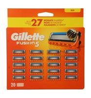 Gillette Fusion manual blades 20 Stuks - thumbnail