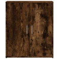 Dressoir 60x31x70 cm bewerkt hout gerookt eikenkleurig - thumbnail