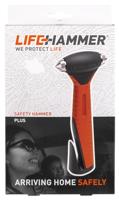 Lifehammer noodhamer Plus met gordelsnijder oranje 16,5 cm - thumbnail