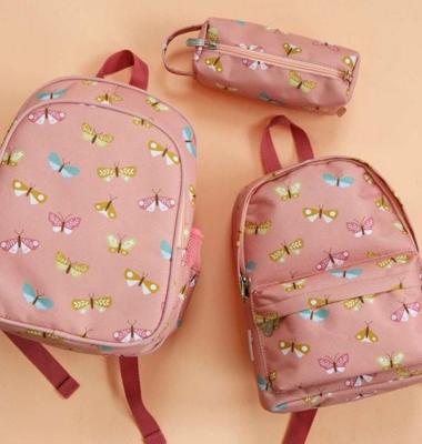 Kleine rugzak voor meisjes VLINDERS A Little Lovely Company rozen