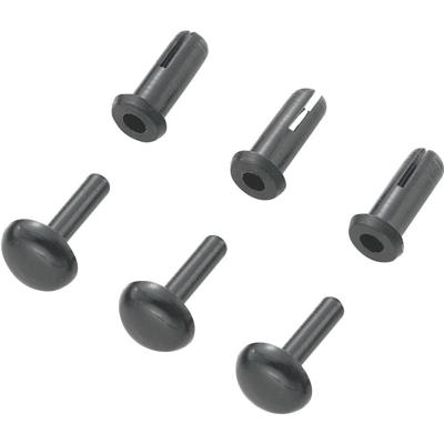 TRU COMPONENTS TC-SRR-380K203 TC-10820816 Splijtnagel Schachtdiameter 3 mm Zwart 1000 stuk(s)