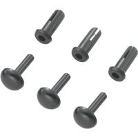 TRU COMPONENTS TC-SRR-380K203 TC-10820816 Splijtnagel Schachtdiameter 3 mm Zwart 1000 stuk(s) - thumbnail