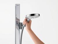 Hansgrohe Raindance Select S doucheset 120 3jet EcoSmart 9 l/min met Unica&apos; E glijstang 90 cm, chroom - thumbnail