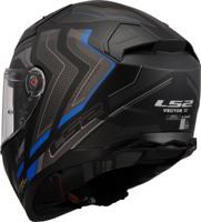 LS2 integralhelm "ff811 vector ii alizer" helmet ff811 vector i alizer w. sw/bl gr. xl - thumbnail