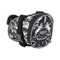 Cycology Velo Tattoo Zadeltas - Wit/Zwart - thumbnail