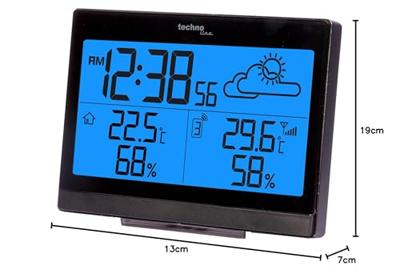 Techno Line WS 9252 WS 9252 Draadloos weerstation Aantal sensoren max.: 3