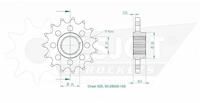 ESJOT Sprocket 525 16z racing - thumbnail