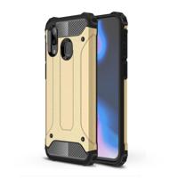 Magic Armor TPU + PC combinatie Case voor Galaxy A40 (goud) - thumbnail