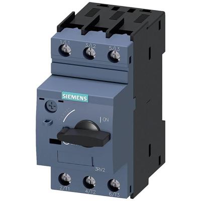 Siemens 3RV2021-1CA10 Vermogensschakelaar 1 stuk(s) Instelbereik (stroomsterkte): 1.8 - 2.5 A Schakelspanning (max.): 690 V/AC (b x h x d) 45 x 97 x 97 mm