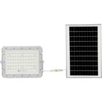 V-TAC VT-120W 7843 LED-schijnwerper, Zonne-energiemodule 15 W Koudwit Wit - thumbnail
