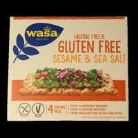 Wasa Knackebrod met sesam en zeezout glutenvrij 240 Gram - thumbnail